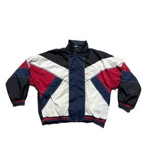 Vintage Vizor color block windbreaker size large